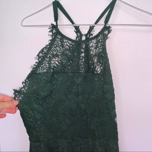 Free People Cocktail Dress in Emerald